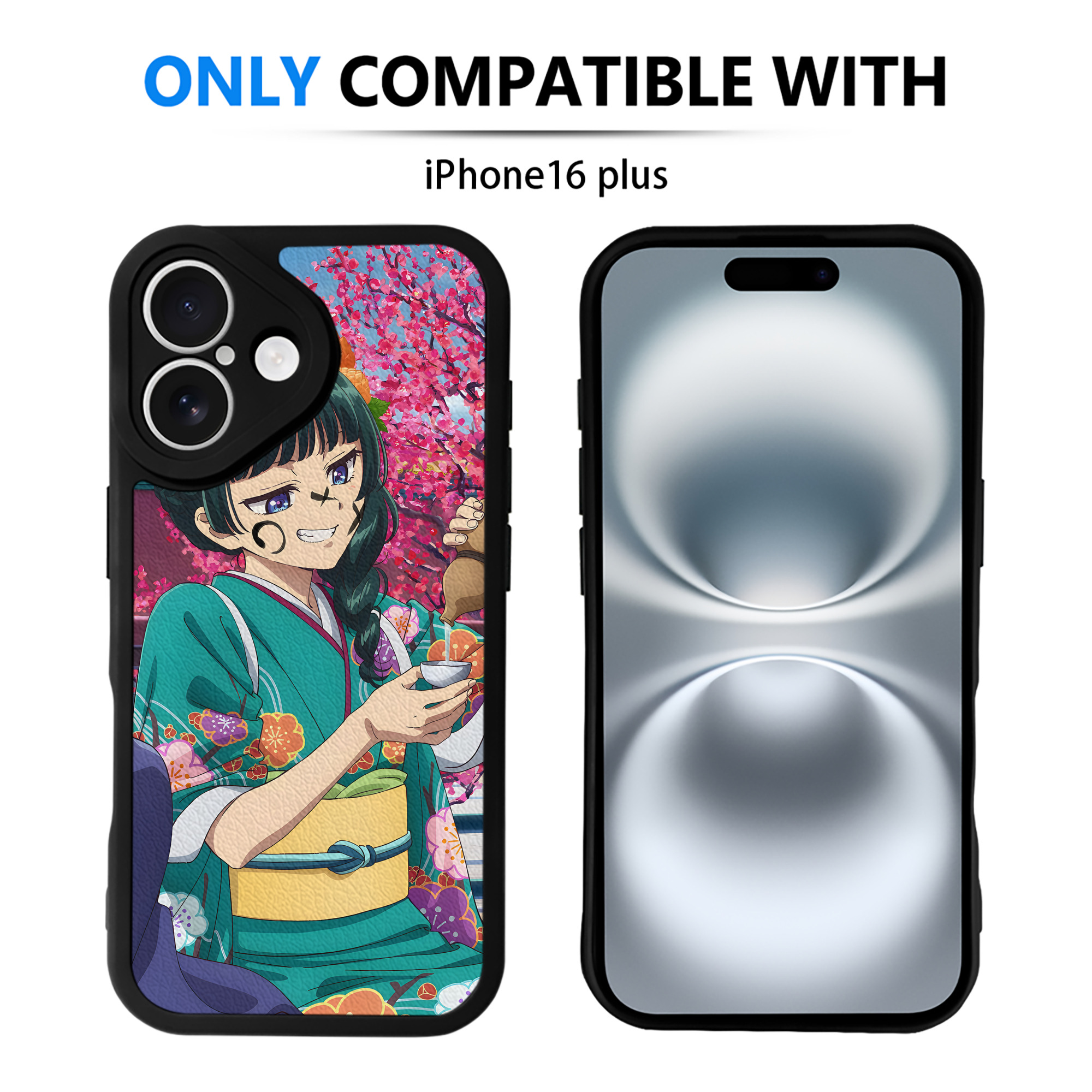 （画像用） 薬屋のひとりごと The Apothecary Diaries 【iPhone 16シリーズ対応】シリコンスマホケース（レザー調） 材質：シリコン